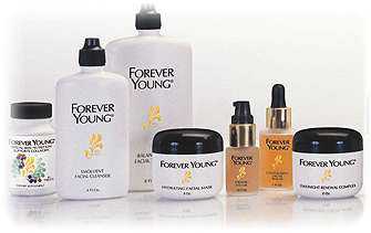 Forever Young Skin Care range - Forever Young Hautpflege System